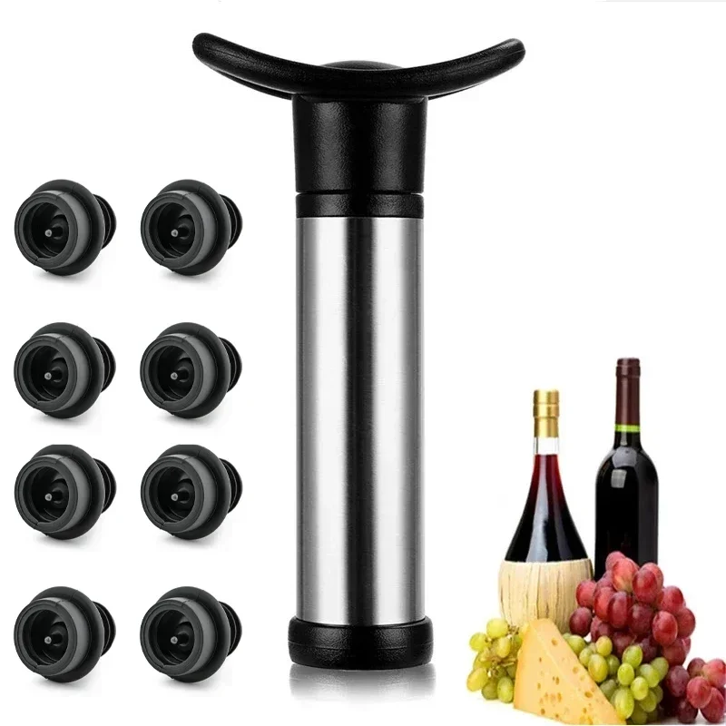 Wine Preservation Pump - Şarap folyo açacakları ile vakum şarap
