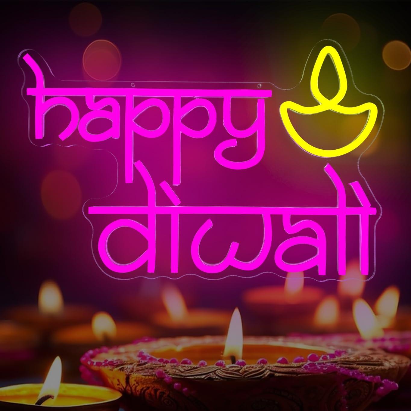 Mutlu Diwali Neon Tabelası USB - Home Bar Signs incelemesi ve fiyatı