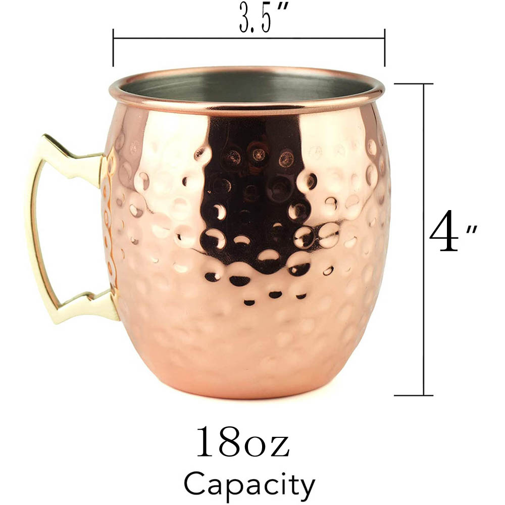 2 adet 100% el yapımı 18oz döv - Mule Copper Mug incelemesi ve fiyatı